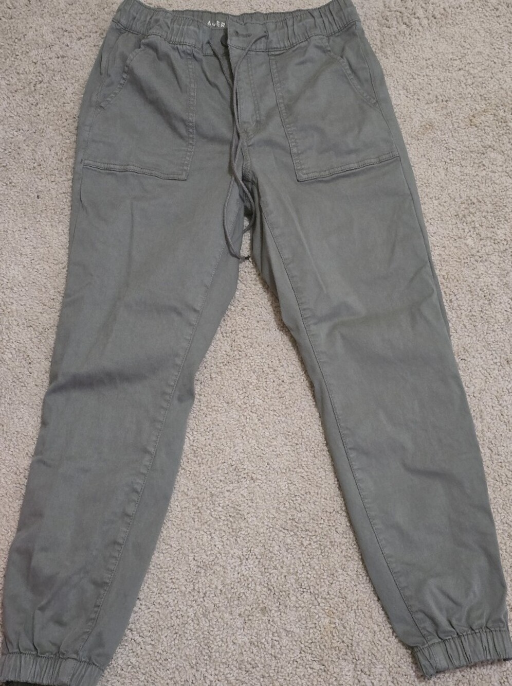 Women's Olive Green Jogger Pants